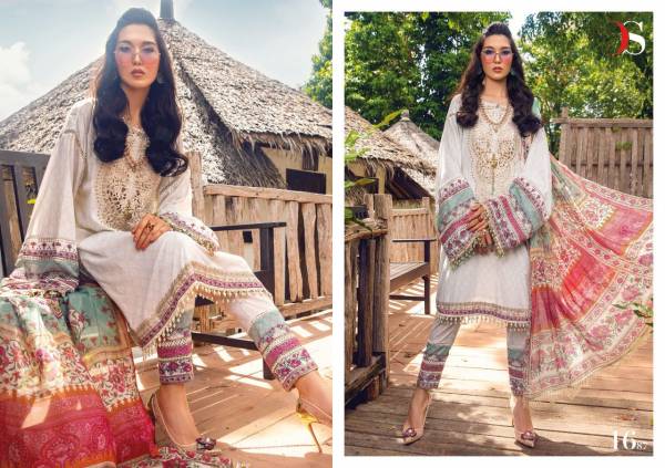 Deepsy Maria B M Print 22 Vol 3 Cotton Casual Wear Pakistani Salwar Suits Collection
